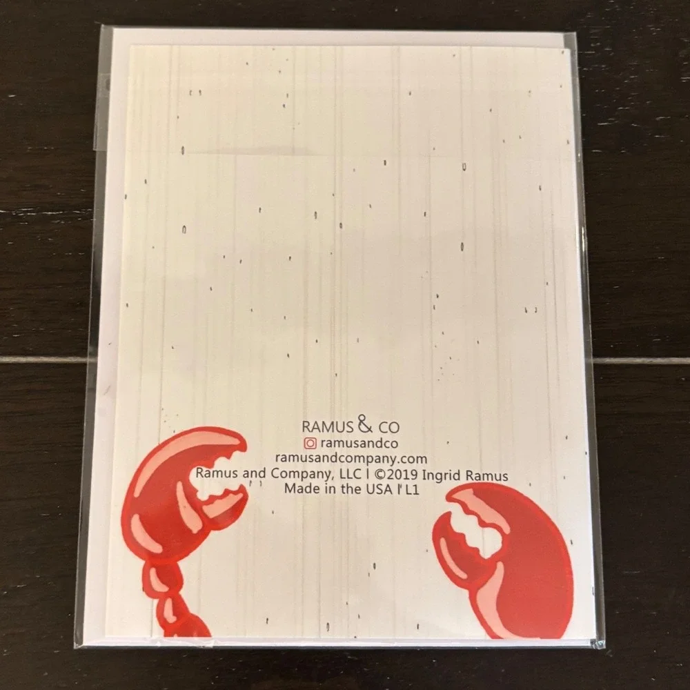 You're My Love-Stah | Ramus & Co | Lobster Greeting Card | NEW in Plastic